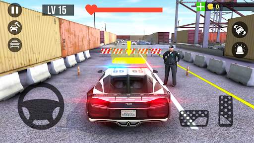 Police Car Parking Real Car स्क्रीनशॉट 3