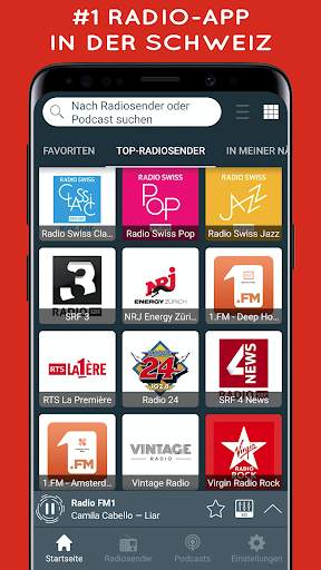Radio Schweiz: Internetradio, Webradio, DAB Radio screenshot 1