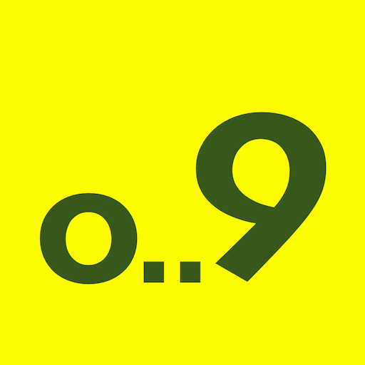 0 to 9 icon
