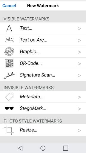 iWatermark  Free Add Text, Logo, Watermark Caption screenshot 1