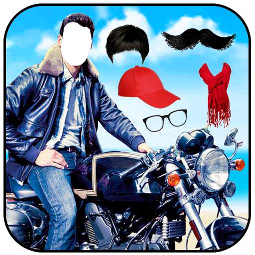 Men With Bike Photo Maker New 1.0.1