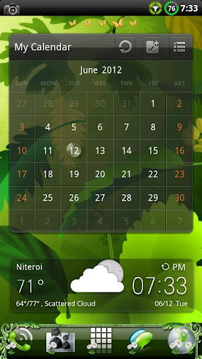 Nature v2 GO Launcher EX Theme screenshot 6