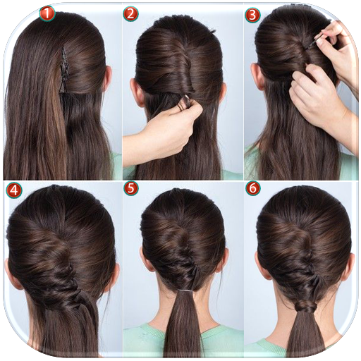 Girls Hairstyles Step by Step icon