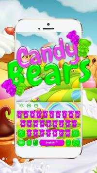 Gummy Bear Keyboard - Candy Theme screenshot 1