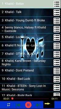 Khalid خالد كل اغاني بدون انترنت 1 تصوير الشاشة
