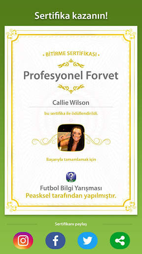 Futbol Quiz - Bilgi Yarışması screenshot 5