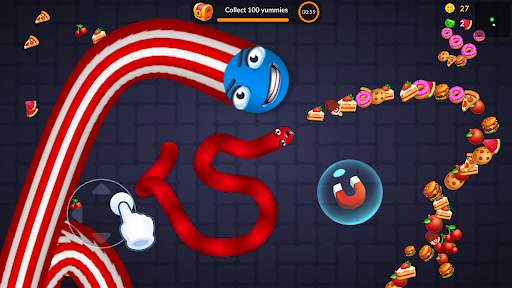 Ular vs Cacing: menyeronokkan screenshot 3