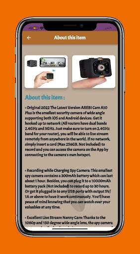 mini wireless camera Guide स्क्रीनशॉट 3