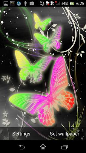 Galaxy HD Live Wallpaper screenshot 2