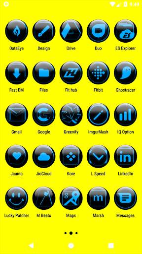 Blue Glass Orb Icon Pack screenshot 3