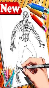 How to Draw : Spiderman *Easy Step* screenshot 2