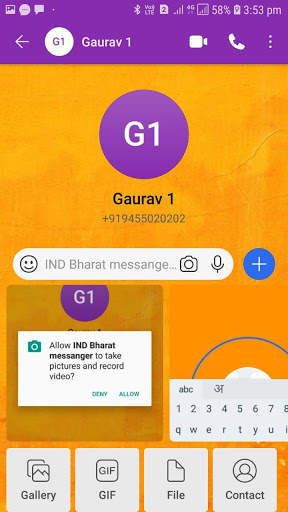 IND Bharat messenger - free chat and video calls screenshot 3