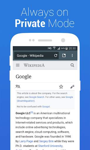 Incognito Browser - Fast Private Secure Browser screenshot 1