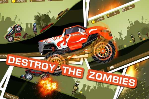 Mad Truck 2 -- physics monster truck hit zombie screenshot 4
