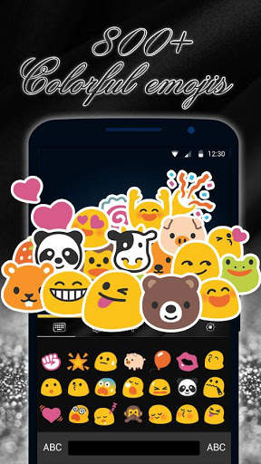 Silver Shining Keyboard Theme screenshot 2