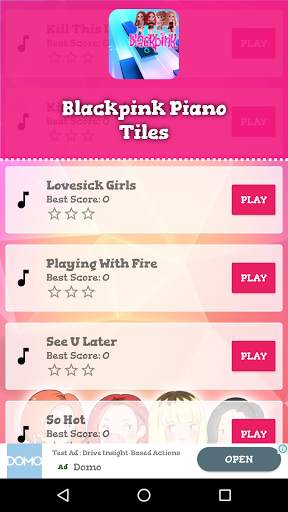 Blackpink Piano Tiles Offline - Love Sick Girl screenshot 3
