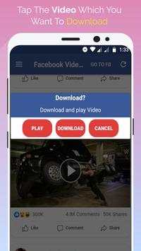 Facebook Video Downloader - Easily Download Videos screenshot 2