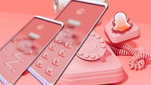 Old Pink Phone Launcher Theme screenshot 2