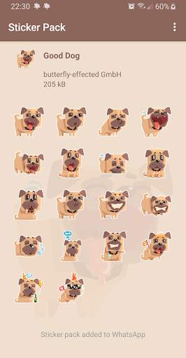 Good Dog Stickers - WAStickerApps for WhatsApp screenshot 4
