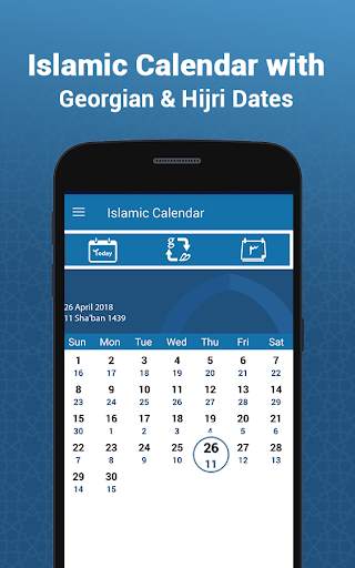 Islamic Calendar 2018 - Hijri Dates screenshot 1