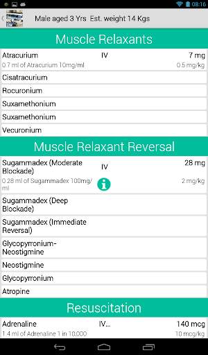 PICU Calculator Lite screenshot 8
