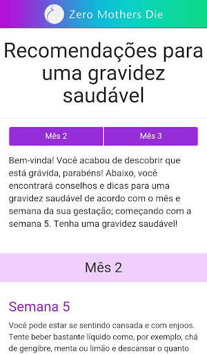 Zero Mothers Die App (ZMD App) screenshot 4