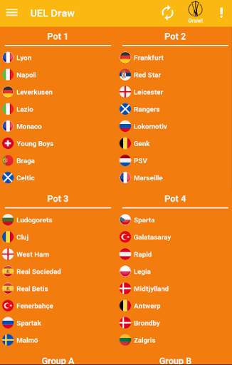 Undian Grup Sepak Bola Europa - 2021/2022 screenshot 1
