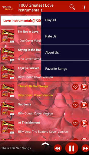 1000 Love Songs Instrumentals screenshot 4