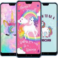 Kawaii Unicorn Wallpaper logo
