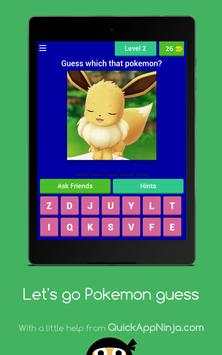 Let's go Pokemon guess screenshot 3