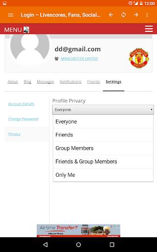 My Livescore Fans - Livescores, Fixtures, Results screenshot 3
