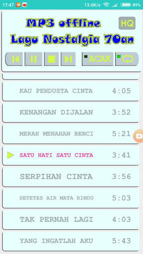 Lagu Nostalgia 70an MP3 - Offline screenshot 2