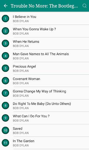 BOB DYLAN Songs Lyrics screenshot 3