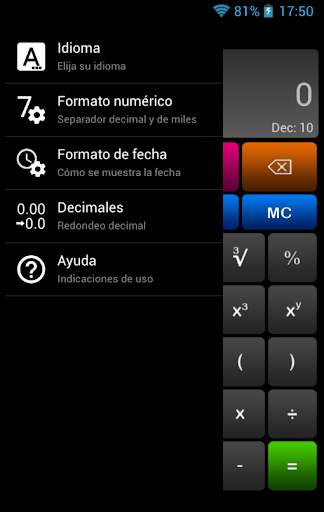 7Calc Calculadora Convertidor screenshot 5