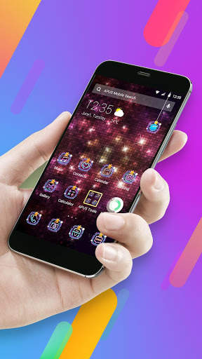 Colorful nightlife -APUS Launcher theme screenshot 1