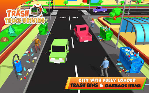 Urban Garbage Truck Driving - Waste Transporter screenshot 17