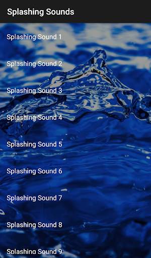 Splashing Sounds screenshot 1