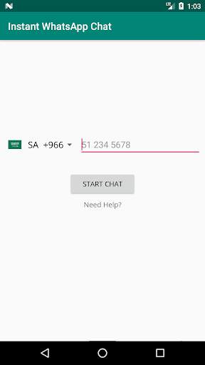 Quick Chat for WhatsApp screenshot 1