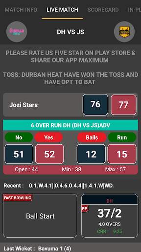 Cricflame  Cricket Live Line screenshot 2
