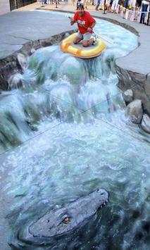 Amazing 3D pics -  Street Art screenshot 1