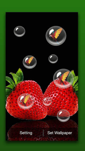 Strawberry Live Wallpaper screenshot 4