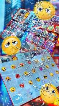 Colorful Broken Glass Keyboard Theme screenshot 3