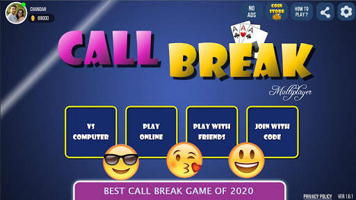 CallBreak Multiplayer Ultimate - Play with Friends screenshot 2