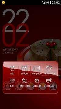 Next Launcher Theme RedLi screenshot 4