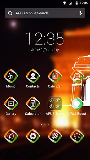 India gate theme for APUS screenshot 1