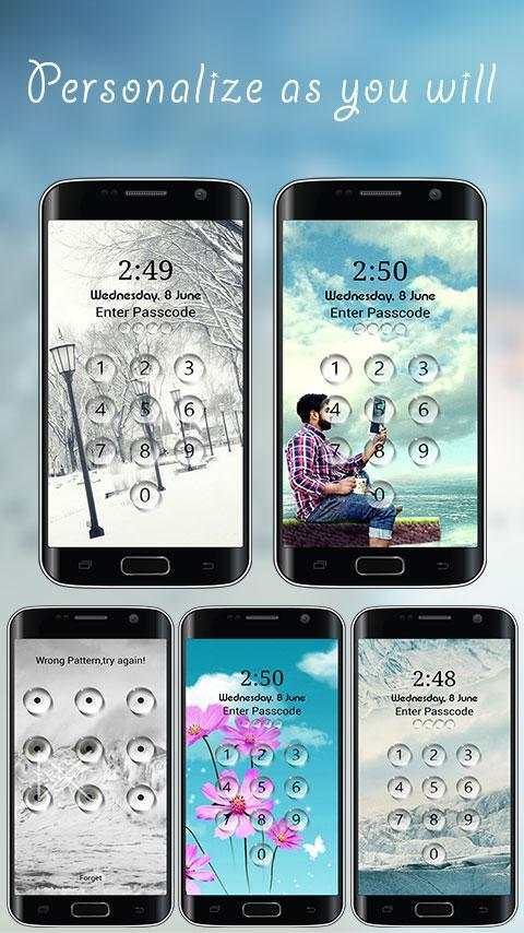 WaterDrop Lock Screen Locker screenshot 5