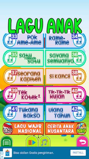 Lagu Anak Indonesia & Mengenal Hewan dan Buah screenshot 3