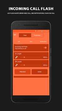 Flashlight Call & SMS - Free Flashlight 2019 screenshot 2
