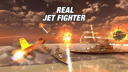 Real Jet Fighter : Air Strike Simulator screenshot 1