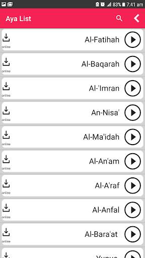 Quran Android screenshot 7